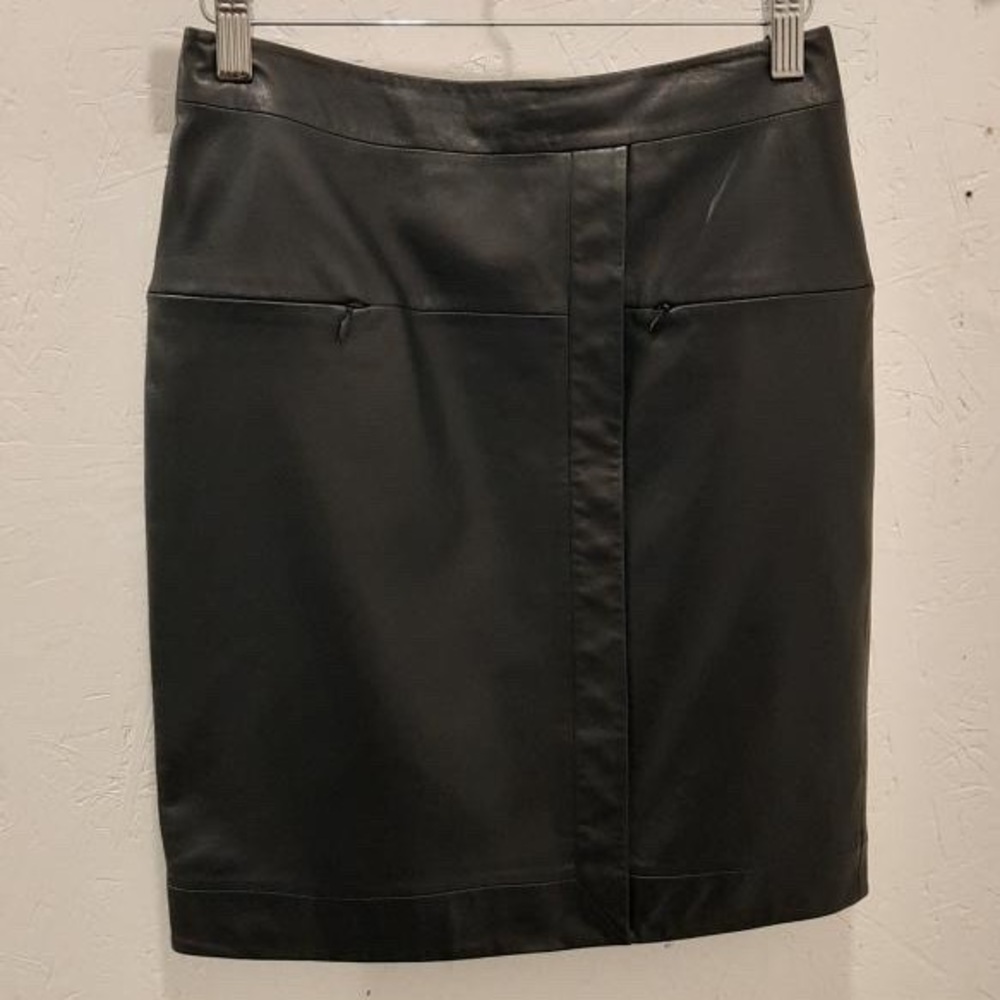 Ports NWT leather mini  skirt